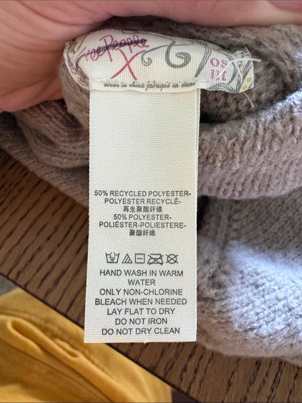 Free People Coastline Cable Knit Scarf